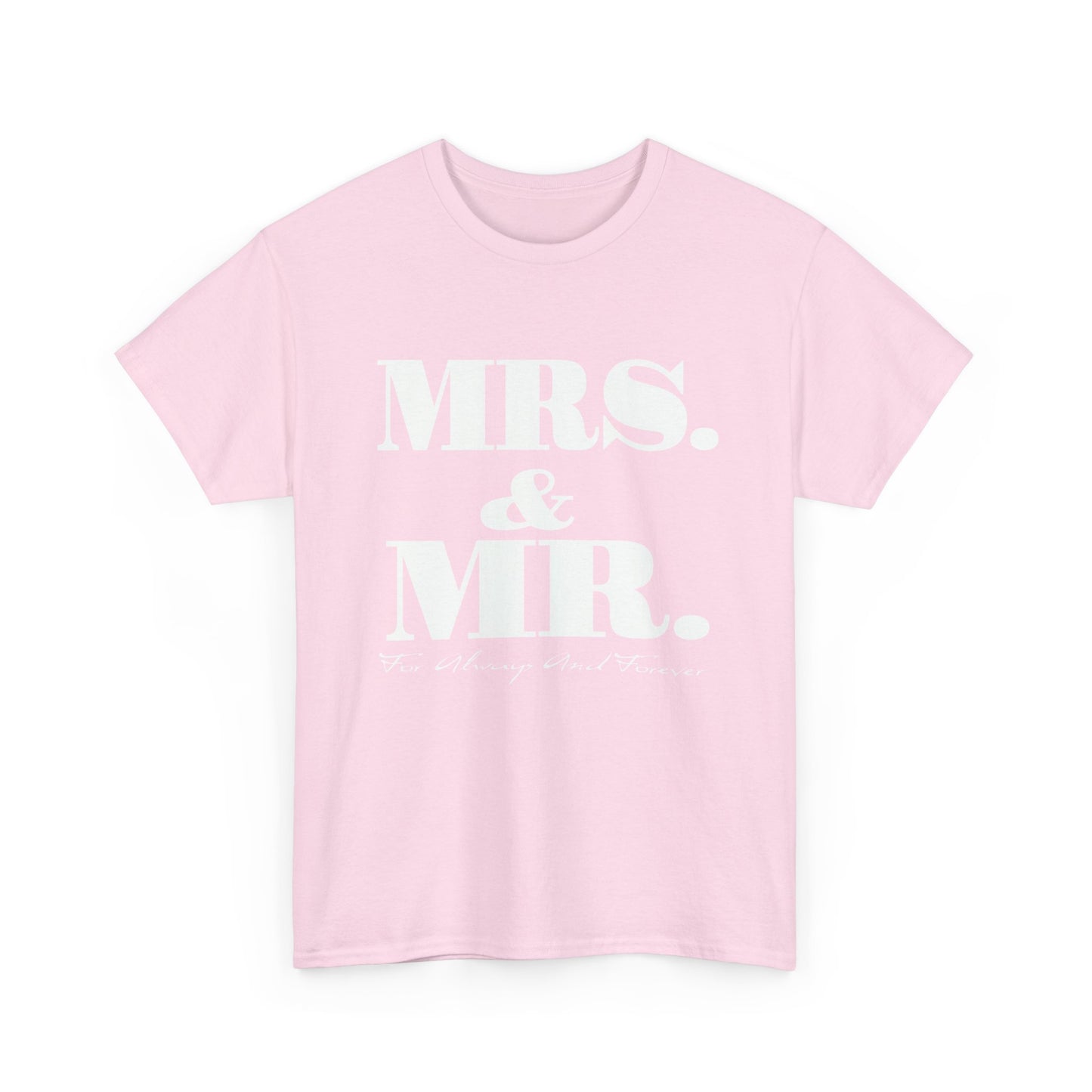 Mrs & Mr Unisex Heavy Cotton Tee