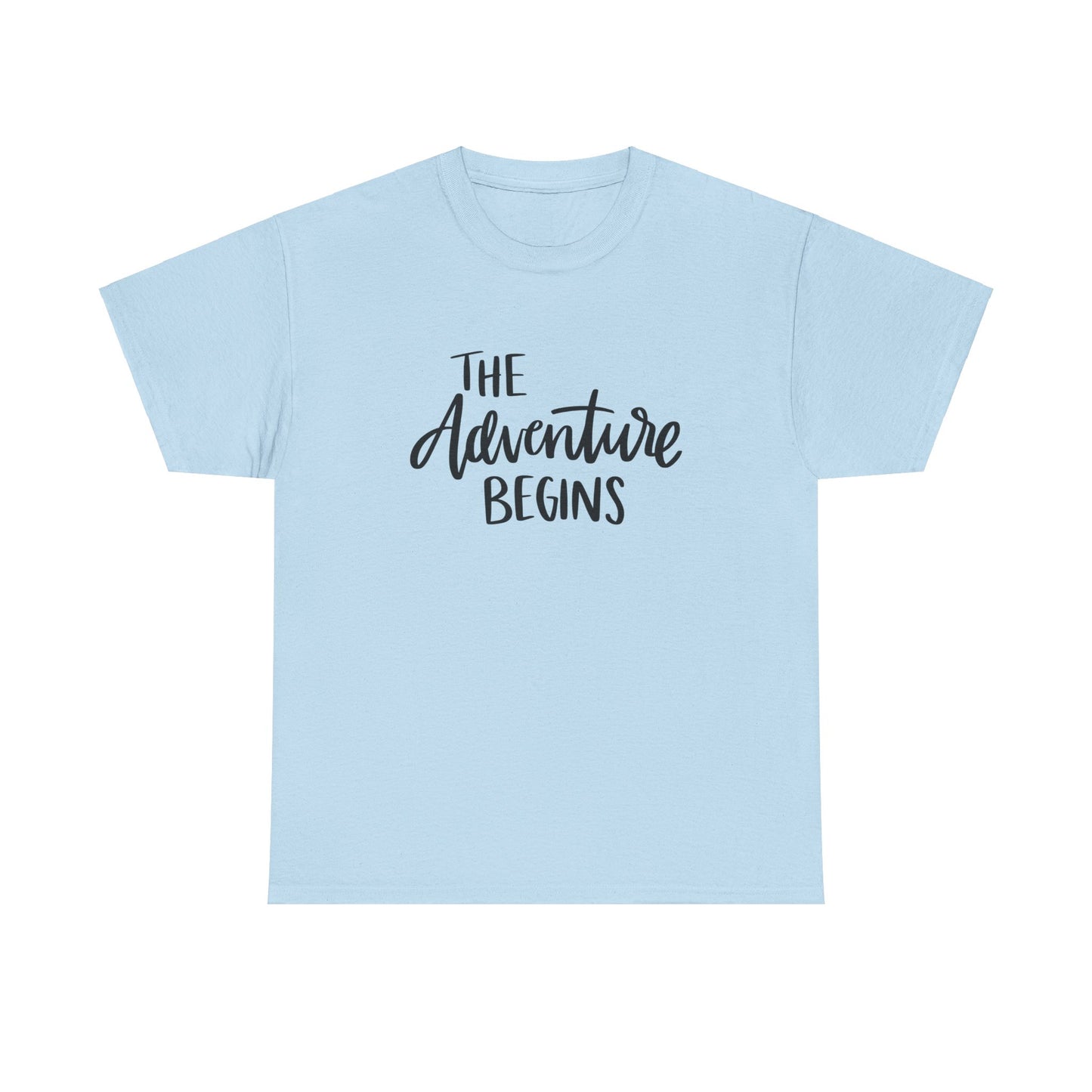 Let the adventure begin unisex Heavy Cotton Tee