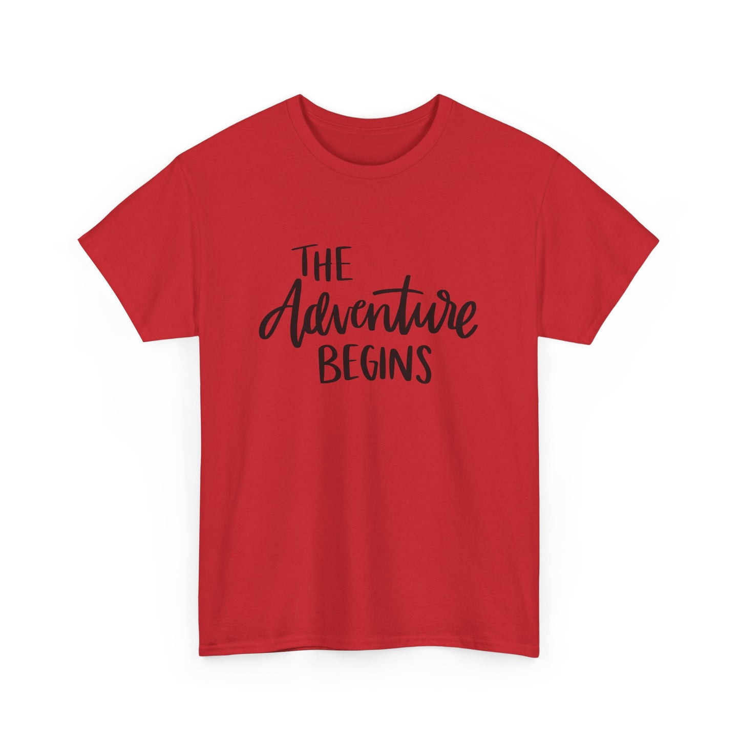 Let the adventure begin unisex Heavy Cotton Tee