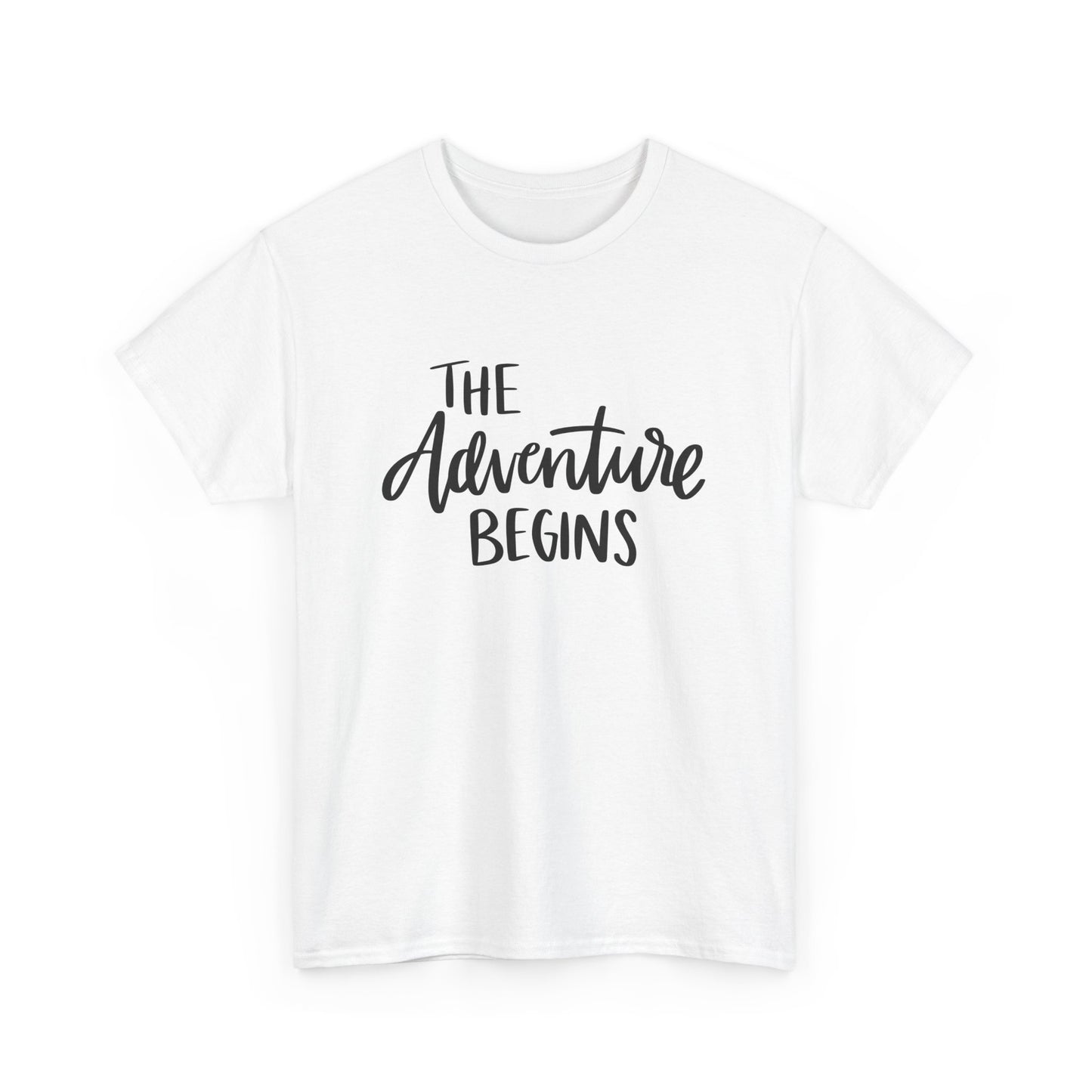 Let the adventure begin unisex Heavy Cotton Tee