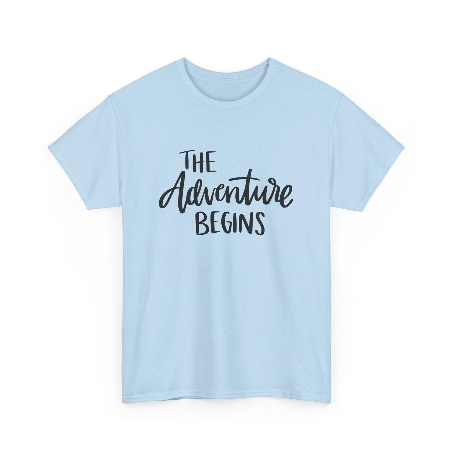 Let the adventure begin unisex Heavy Cotton Tee