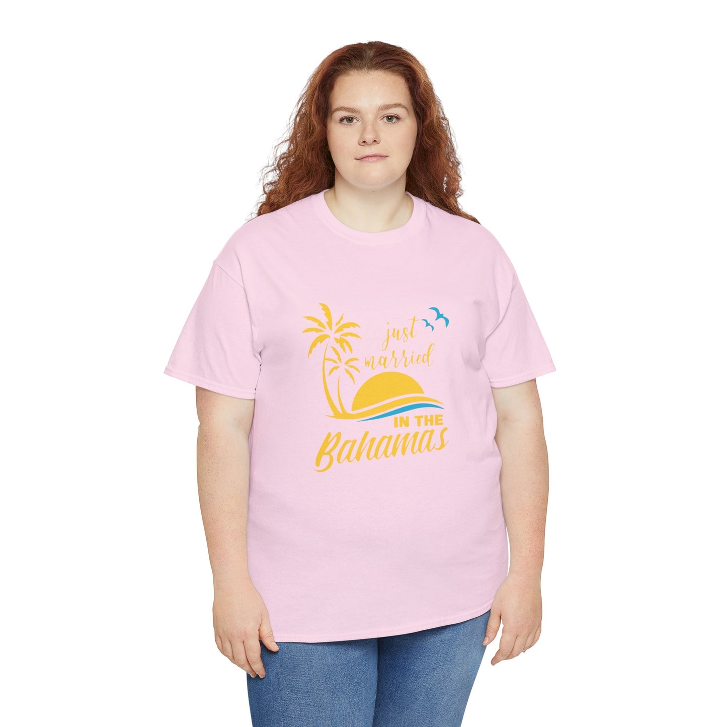 Just married in The Bahamas Cotton Tee