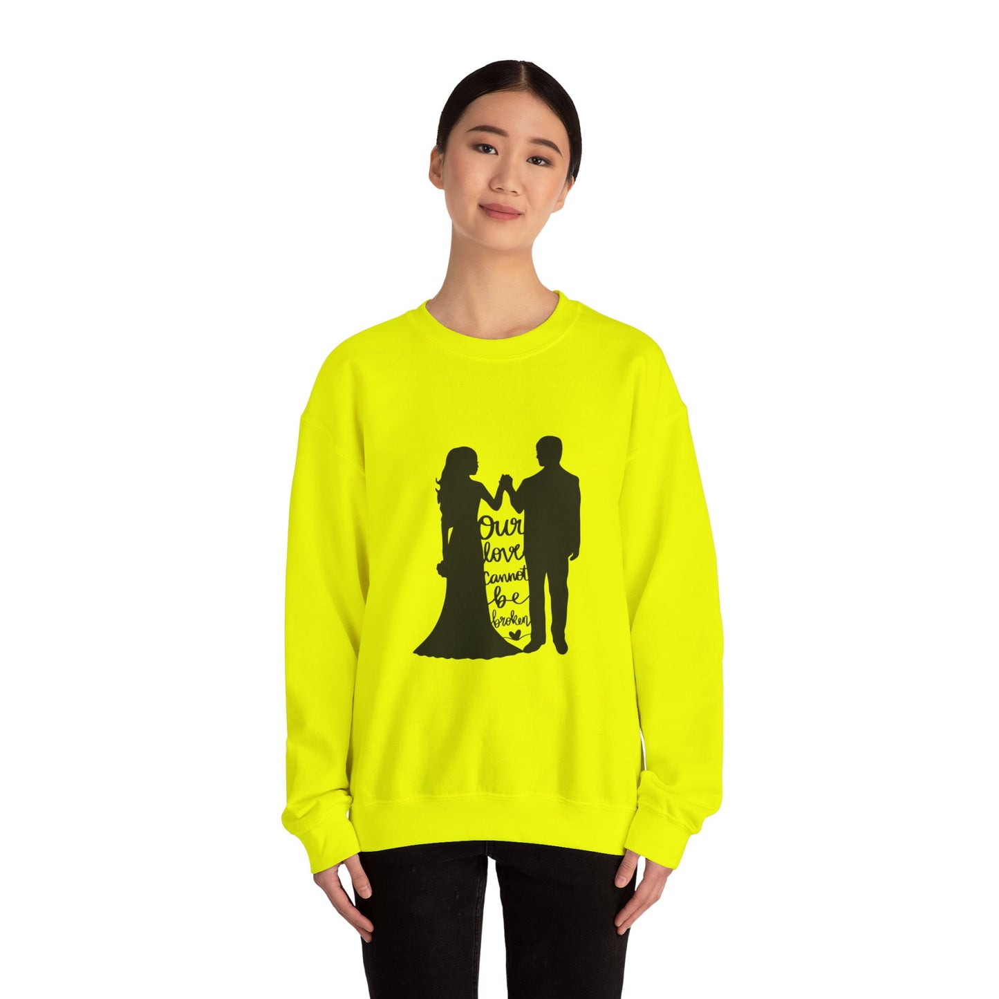 Our Love Cannot Be Broken unisex Heavy Blend™ Crewneck Sweatshirt