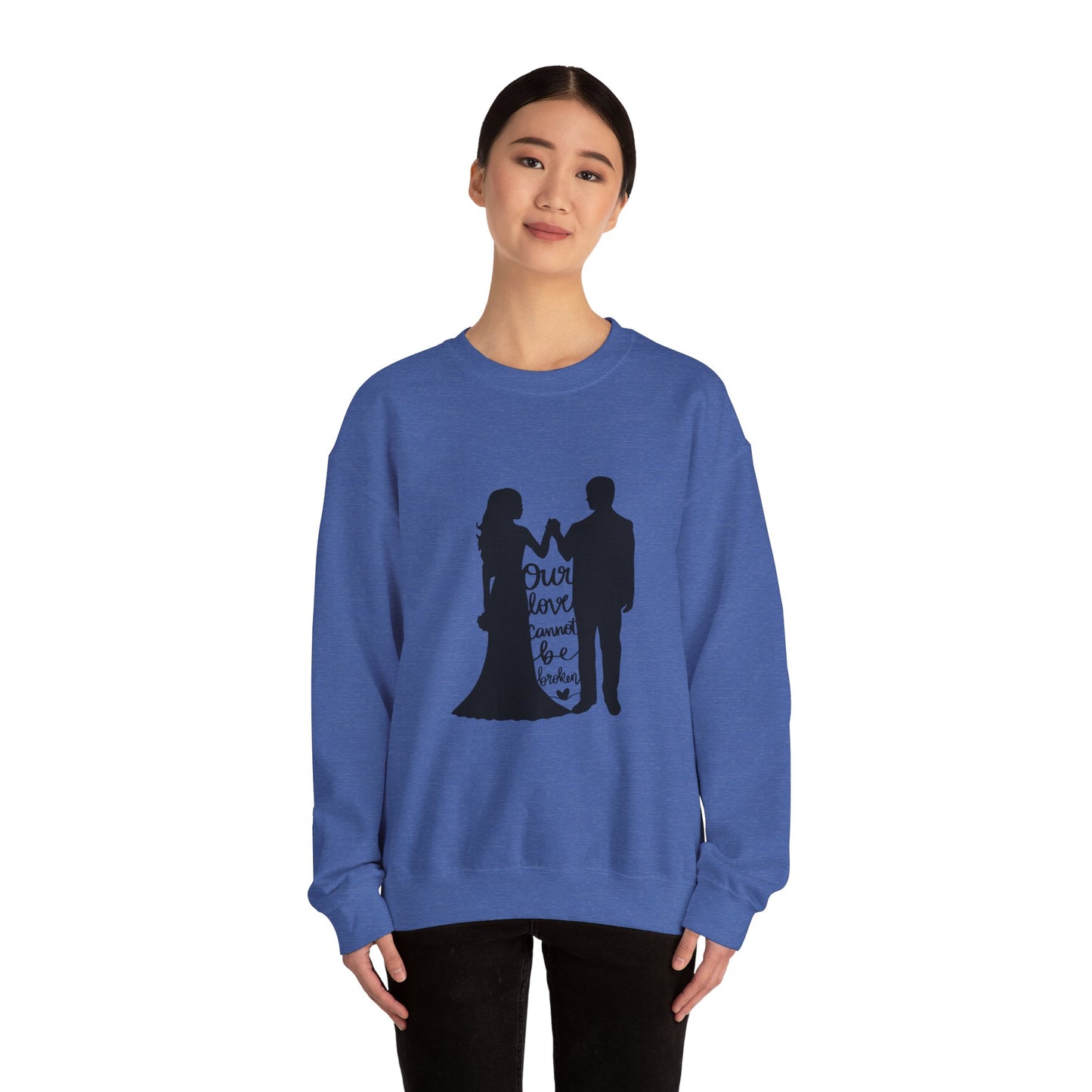 Our Love Cannot Be Broken unisex Heavy Blend™ Crewneck Sweatshirt