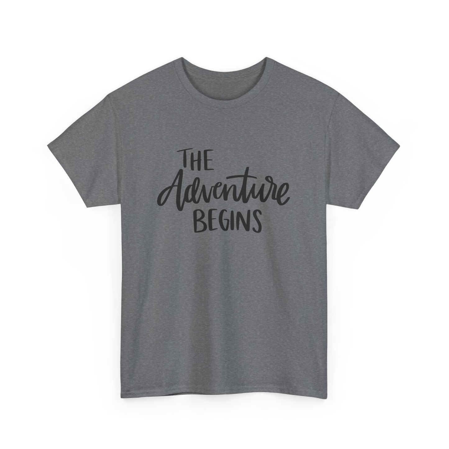 Let the adventure begin unisex Heavy Cotton Tee