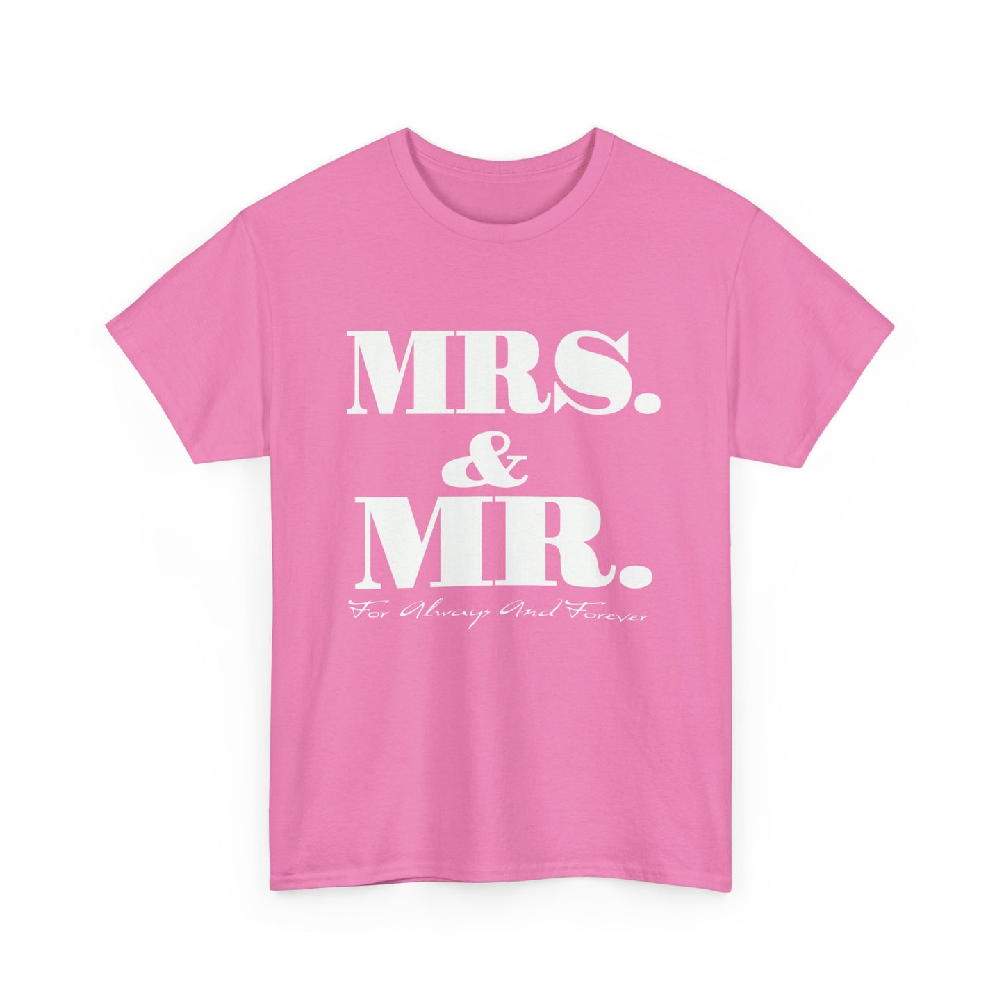 Mrs & Mr Unisex Heavy Cotton Tee