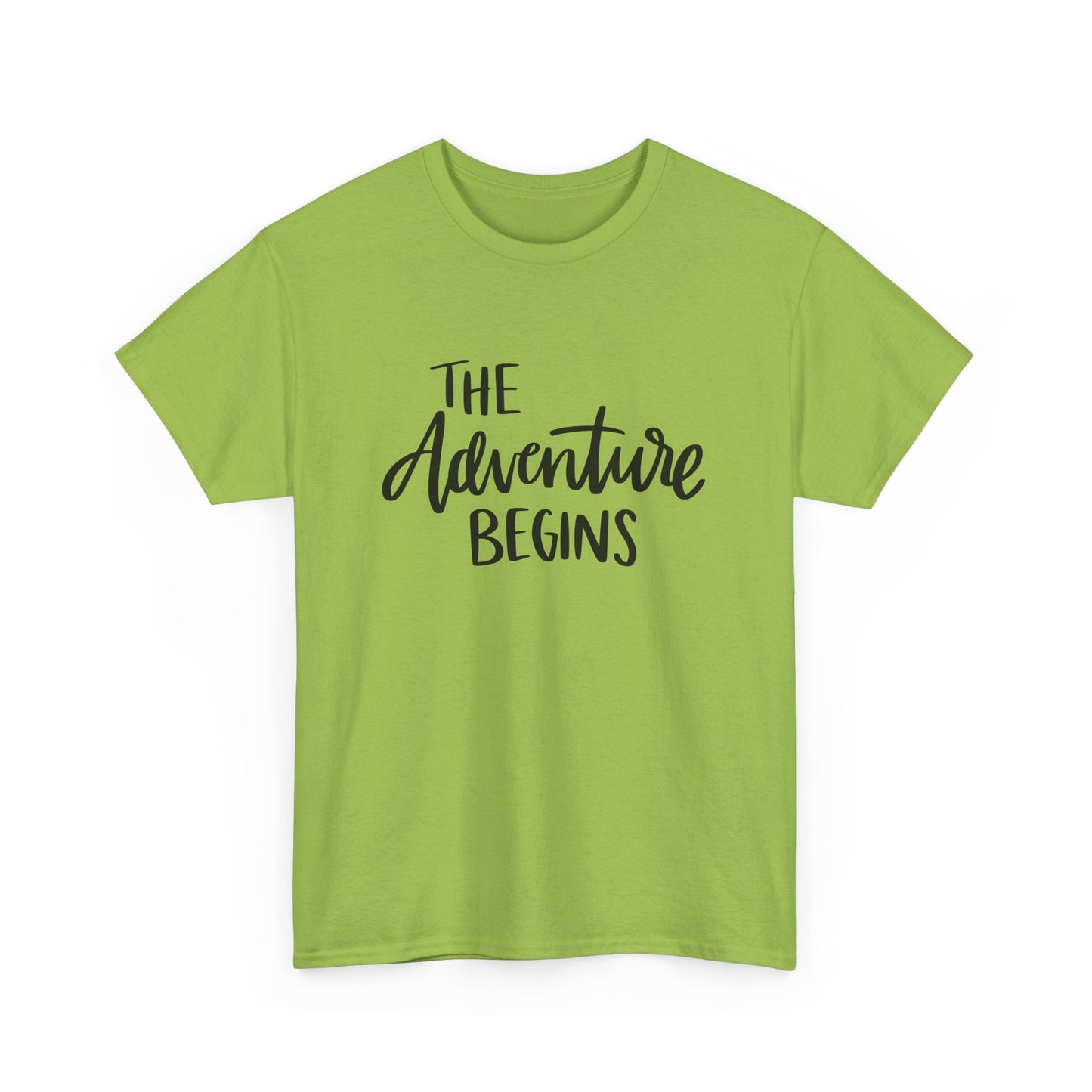 Let the adventure begin unisex Heavy Cotton Tee