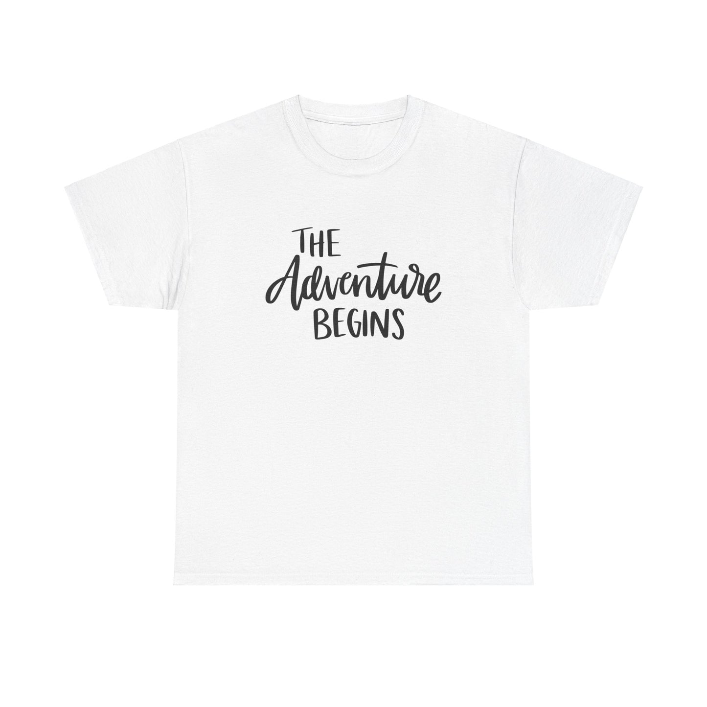 Let the adventure begin unisex Heavy Cotton Tee