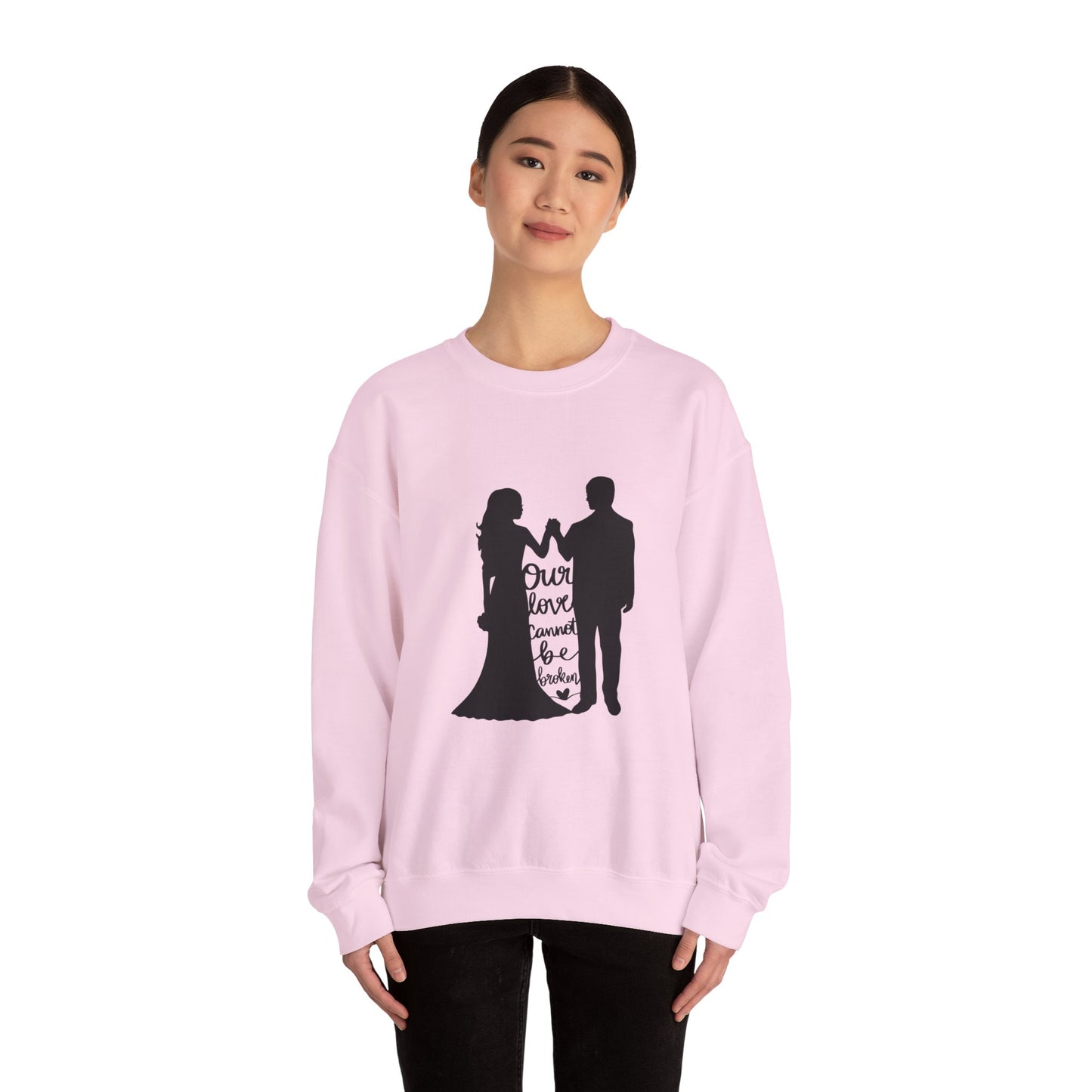 Our Love Cannot Be Broken unisex Heavy Blend™ Crewneck Sweatshirt