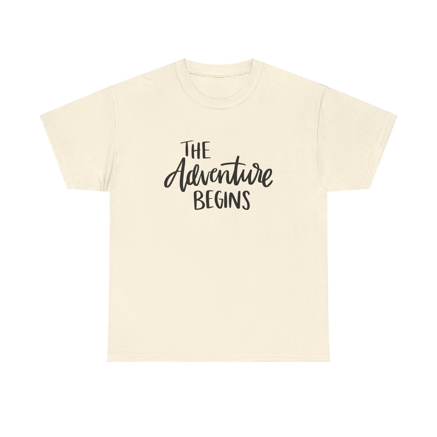 Let the adventure begin unisex Heavy Cotton Tee