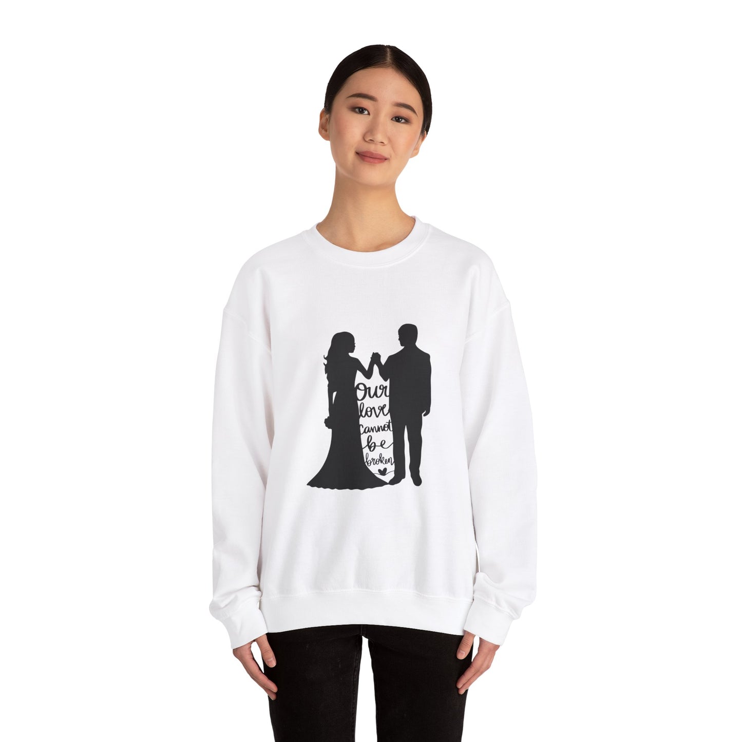 Our Love Cannot Be Broken unisex Heavy Blend™ Crewneck Sweatshirt