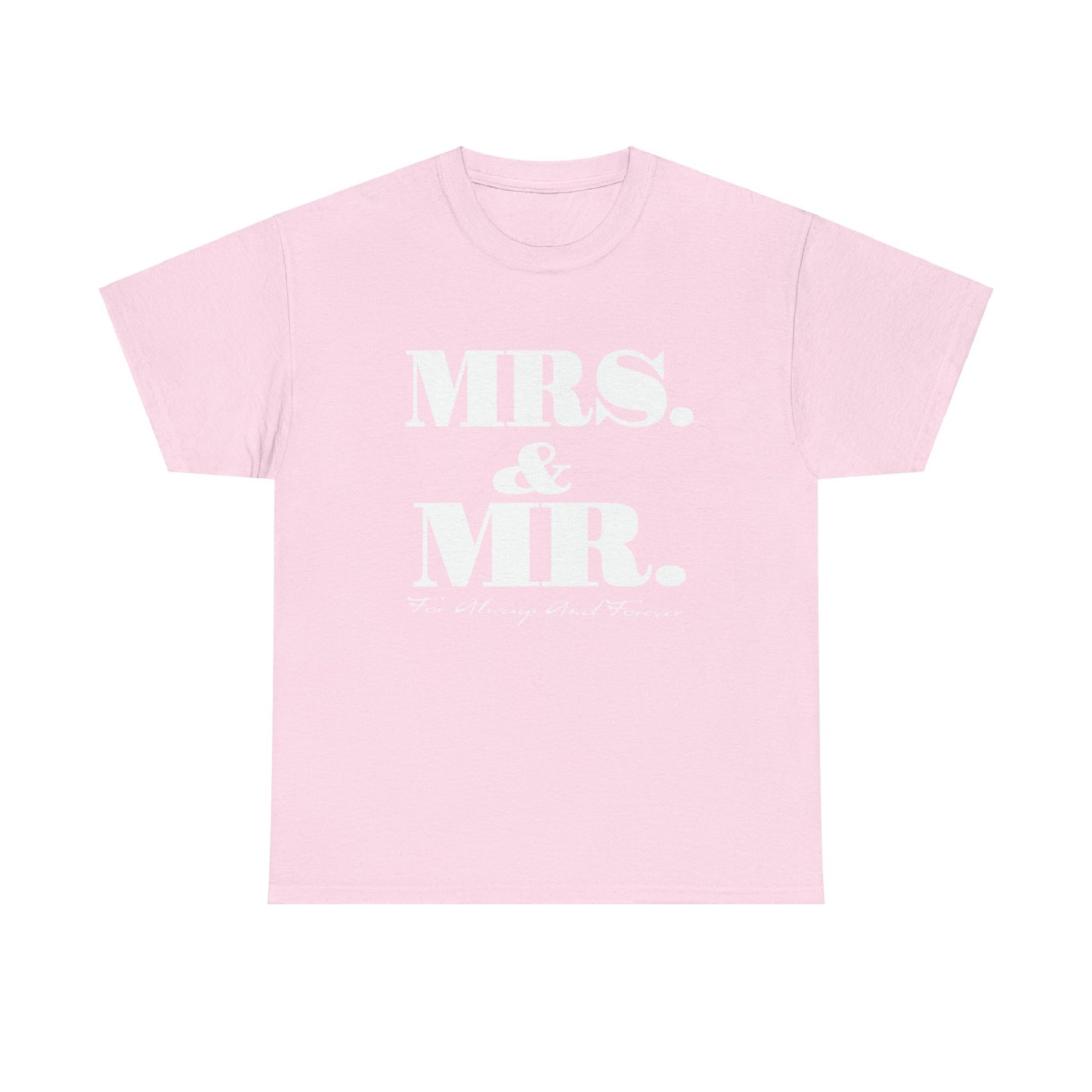 Mrs & Mr Unisex Heavy Cotton Tee