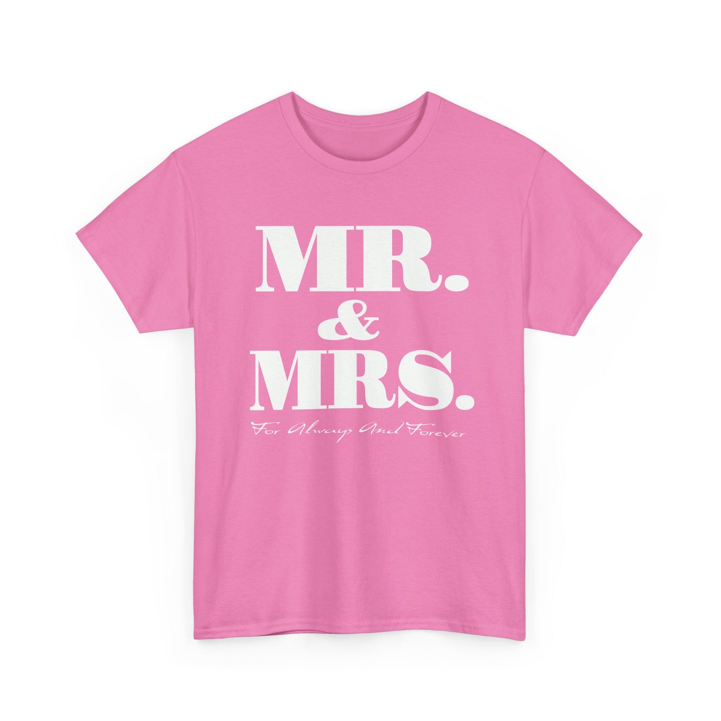 Mr & Mrs Unisex Heavy Cotton Tee