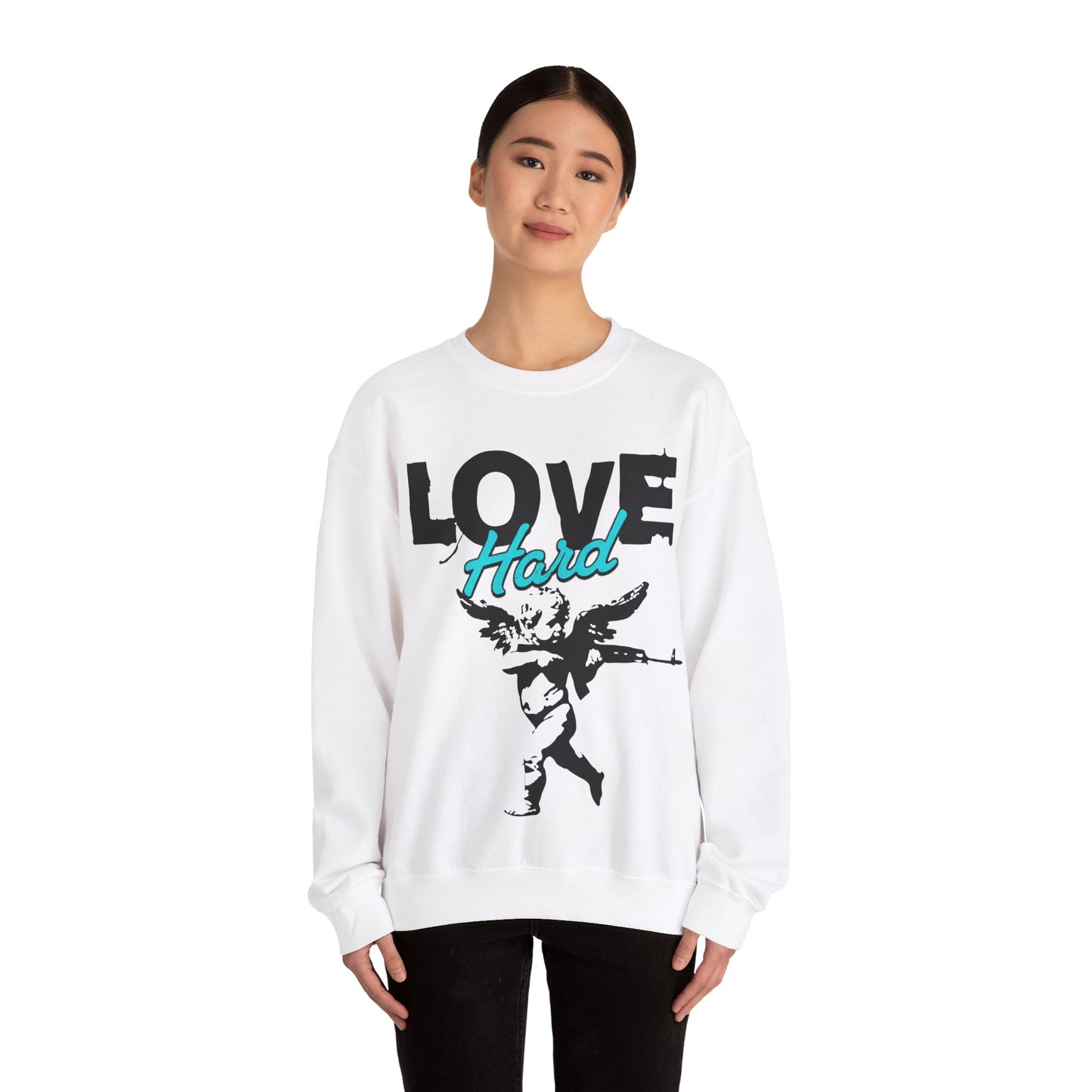 Love Hard Crewneck Sweatshirt