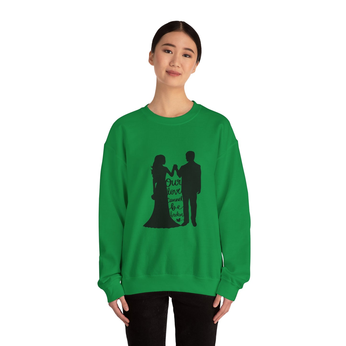 Our Love Cannot Be Broken unisex Heavy Blend™ Crewneck Sweatshirt