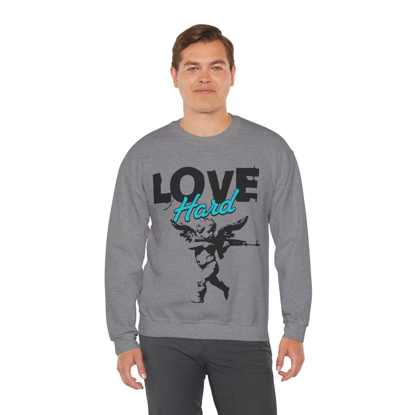 Love Hard Crewneck Sweatshirt