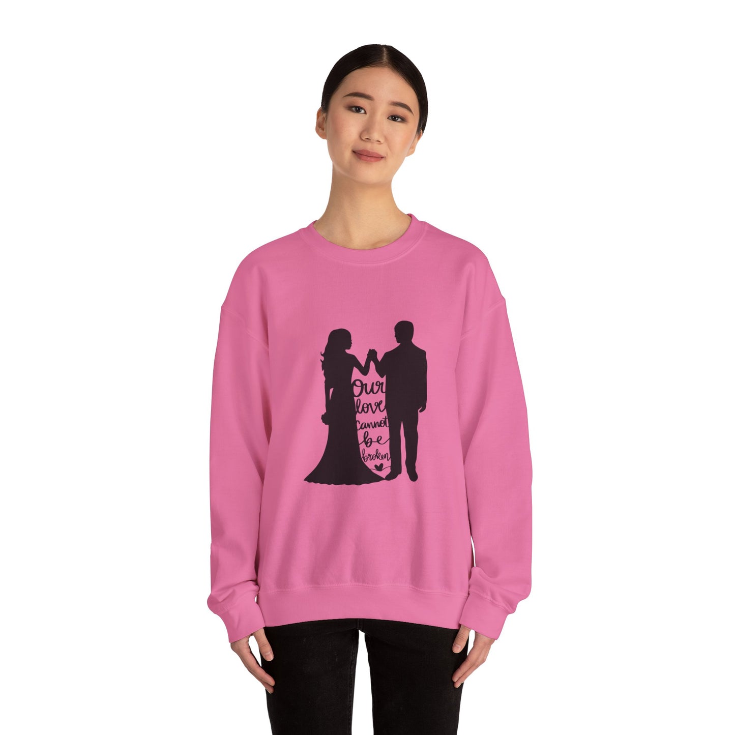 Our Love Cannot Be Broken unisex Heavy Blend™ Crewneck Sweatshirt