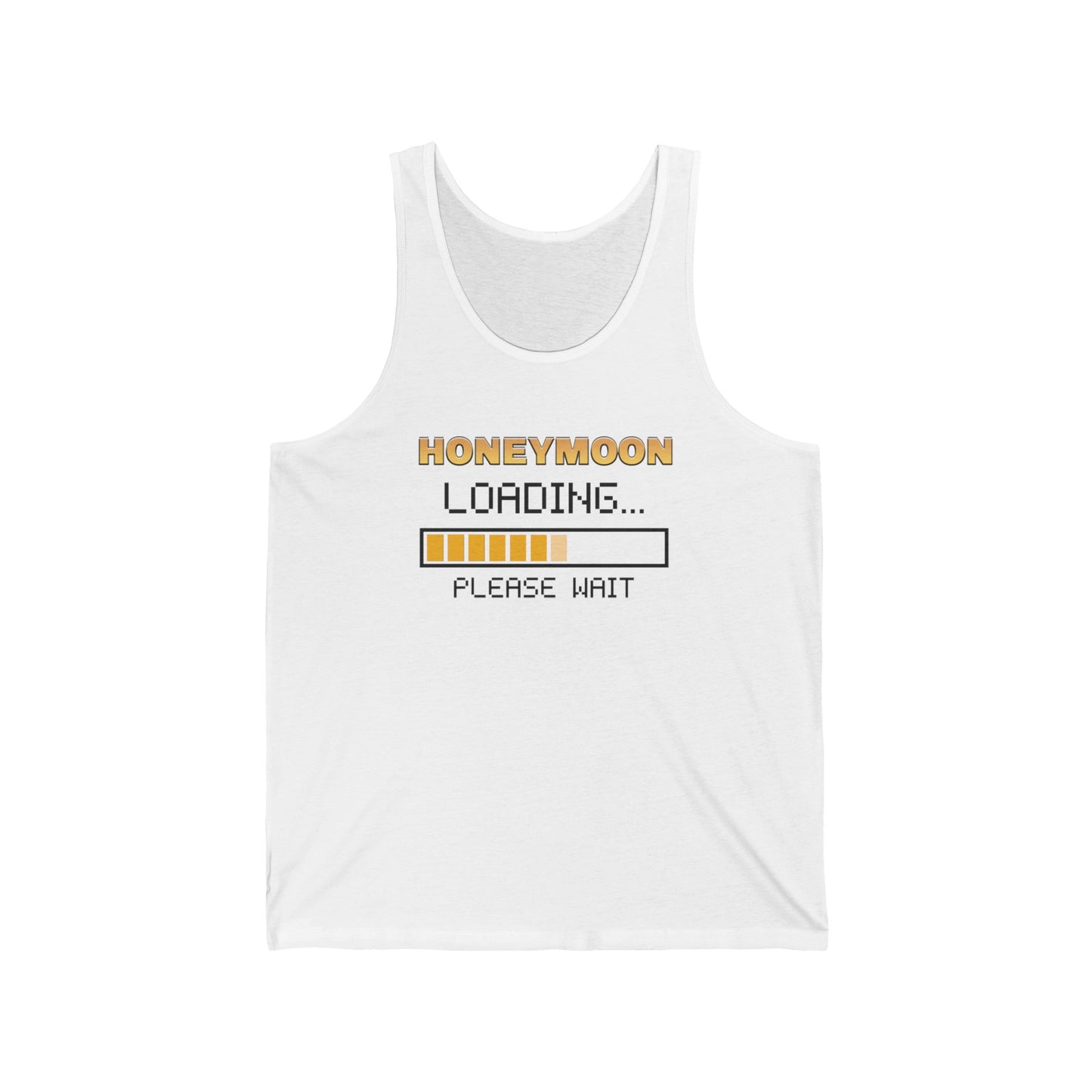 Honeymoon Loading Unisex Jersey Tank