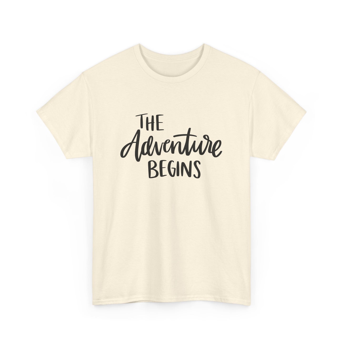 Let the adventure begin unisex Heavy Cotton Tee