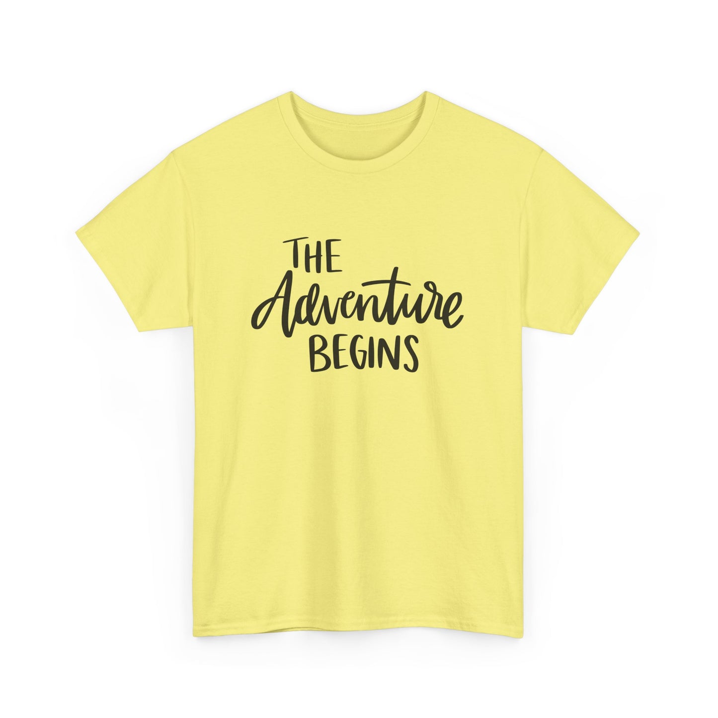 Let the adventure begin unisex Heavy Cotton Tee