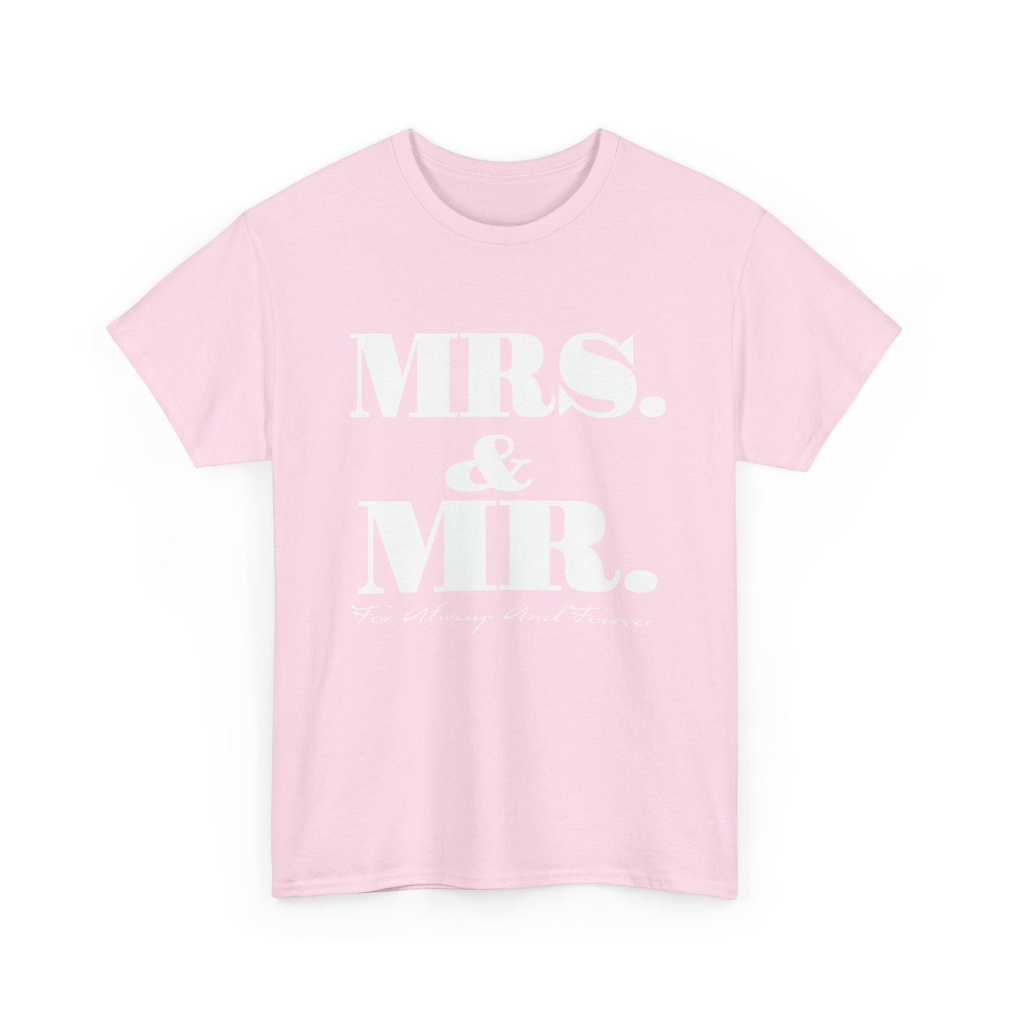 Mrs & Mr Unisex Heavy Cotton Tee