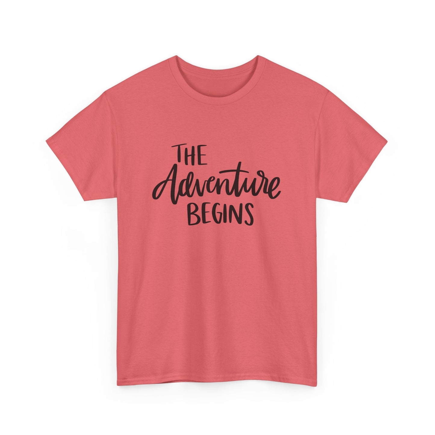 Let the adventure begin unisex Heavy Cotton Tee