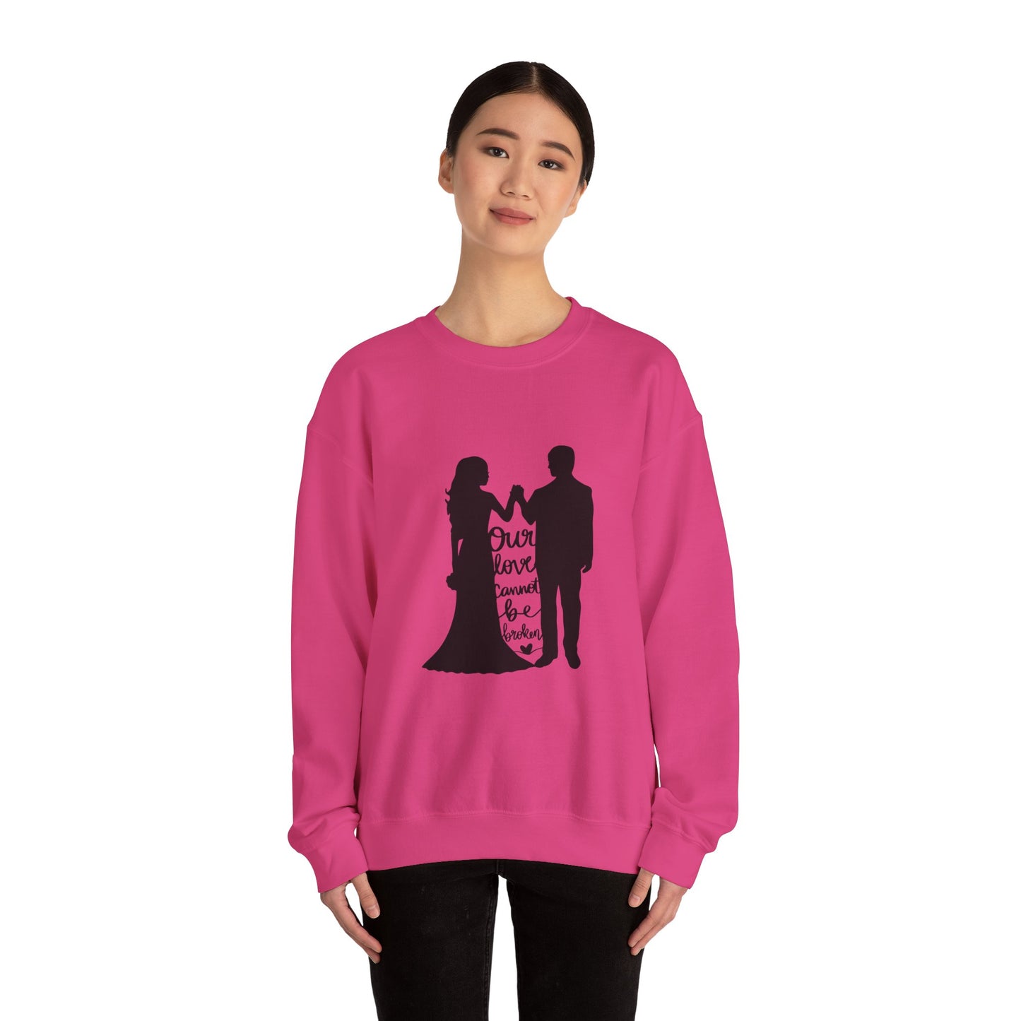 Our Love Cannot Be Broken unisex Heavy Blend™ Crewneck Sweatshirt