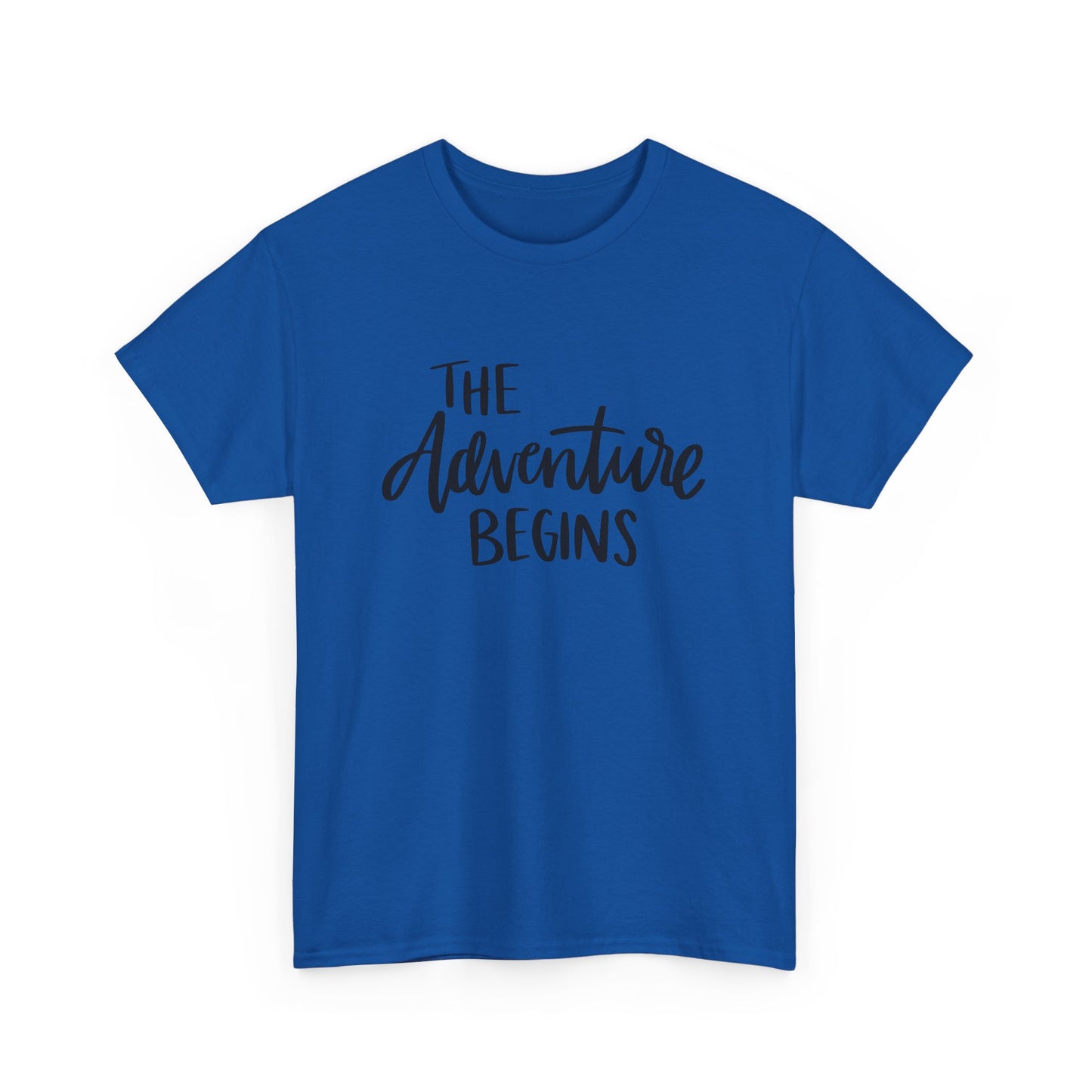 Let the adventure begin unisex Heavy Cotton Tee