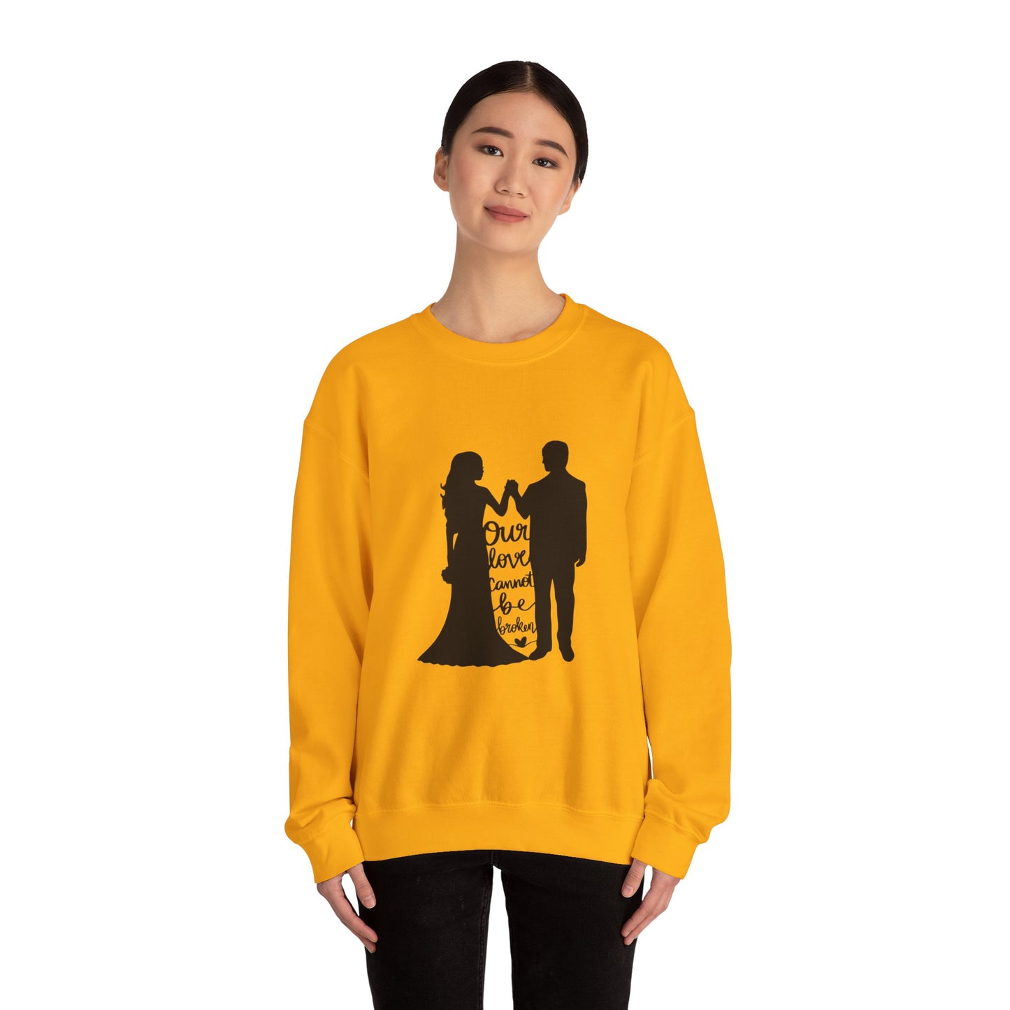 Our Love Cannot Be Broken unisex Heavy Blend™ Crewneck Sweatshirt