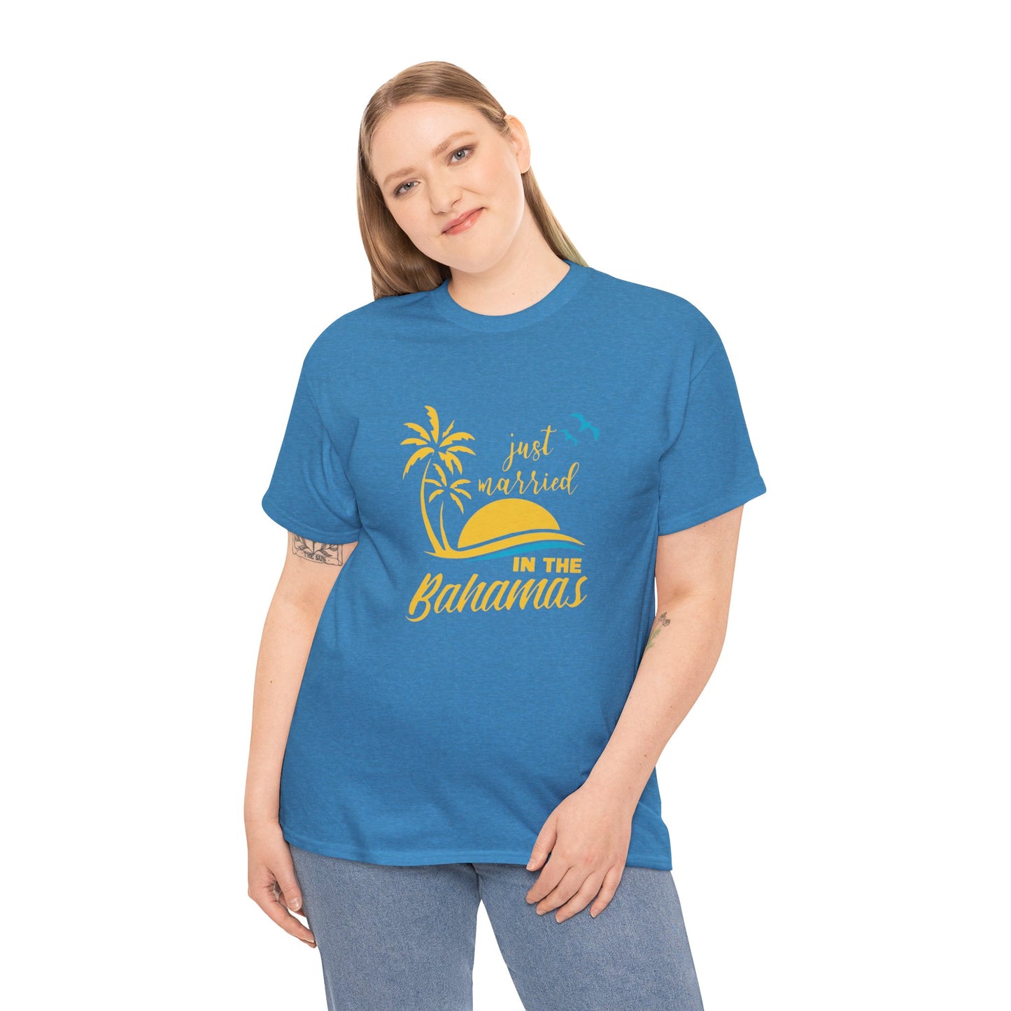 Just married in The Bahamas Cotton Tee