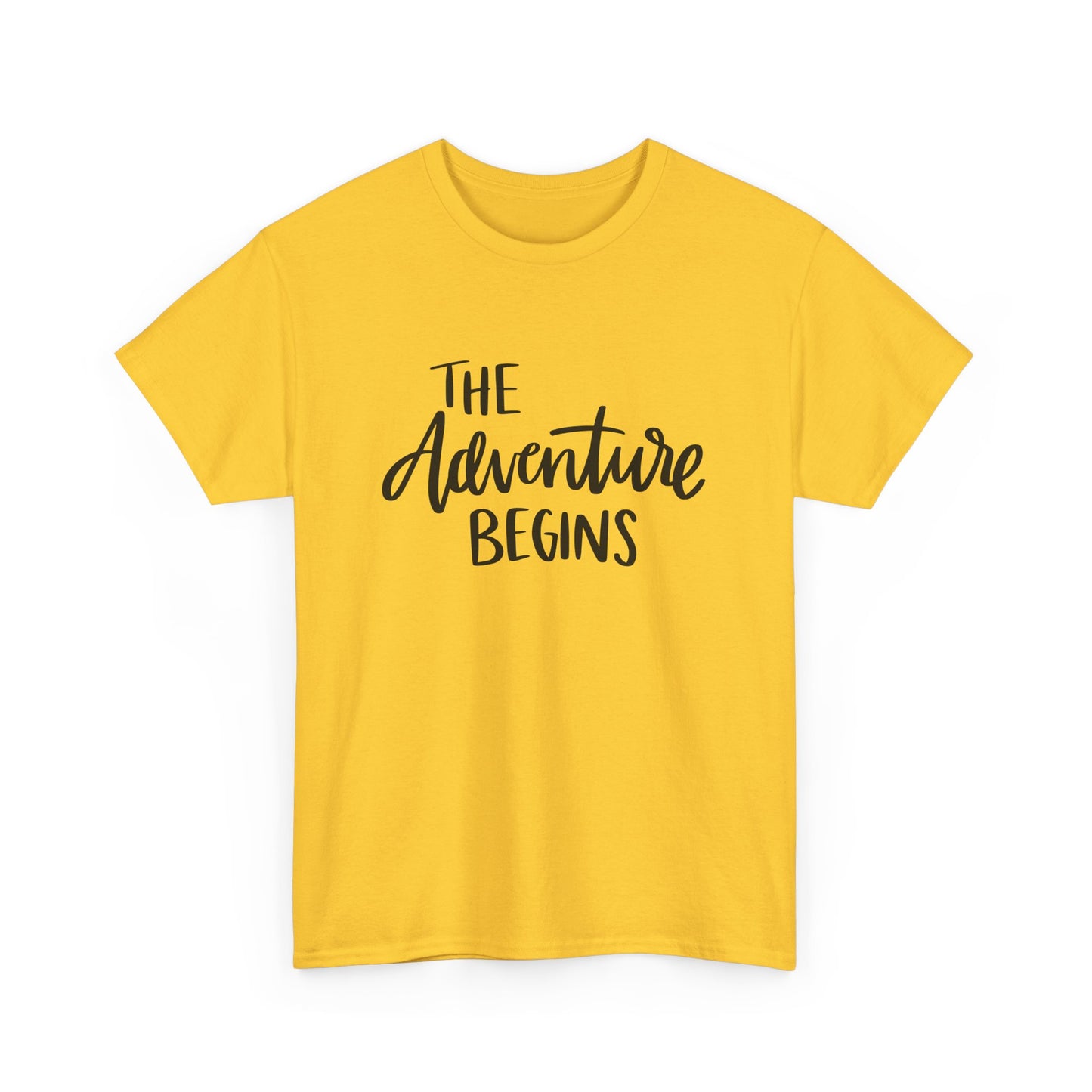 Let the adventure begin unisex Heavy Cotton Tee